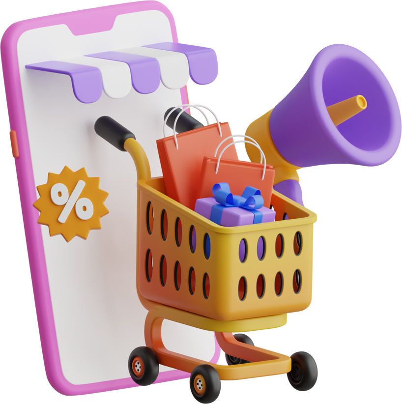 Online shopping 3D